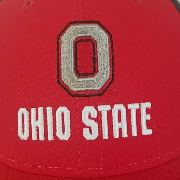 Nike Ohio State Buckeyes University Fitted Hat M/L - Picture 7 of 8